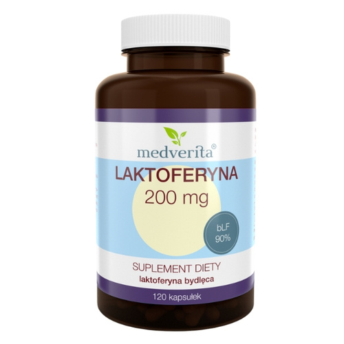 MEDVERITA Laktoferyna Forte 200 mg 120 kaps 