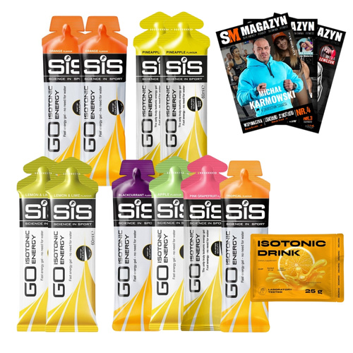 10x SIS Energy Go - Żel Izotoniczny 60 ml