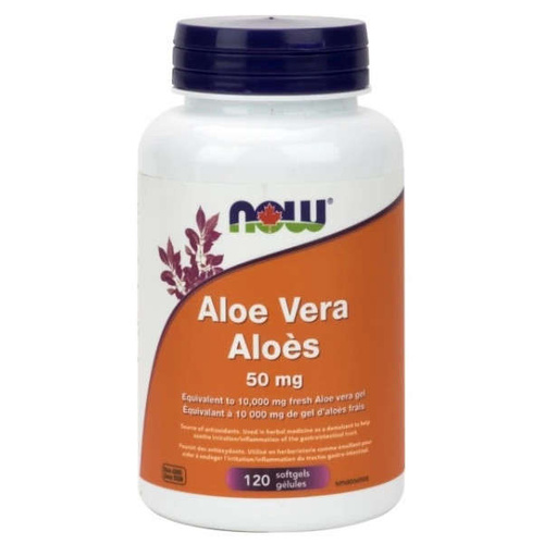 NOW FOODS Aloe Vera Aloes 50mg 120 kaps