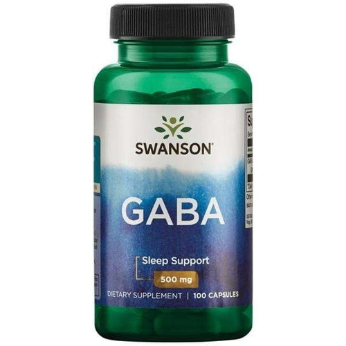 SWANSON GABA 500mg 100 kaps