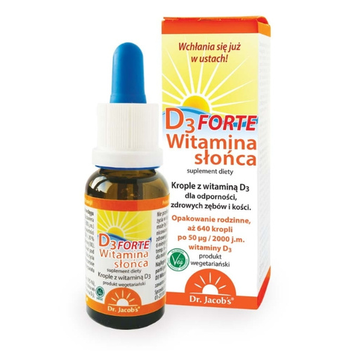 DR. JACOB'S Witamina D3 Forte 20 ml