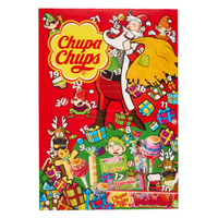 CHUPA CHUPS Kalendarz Adwentowy (Cukierki, Gumy, Lizaki) 210g 24 szt