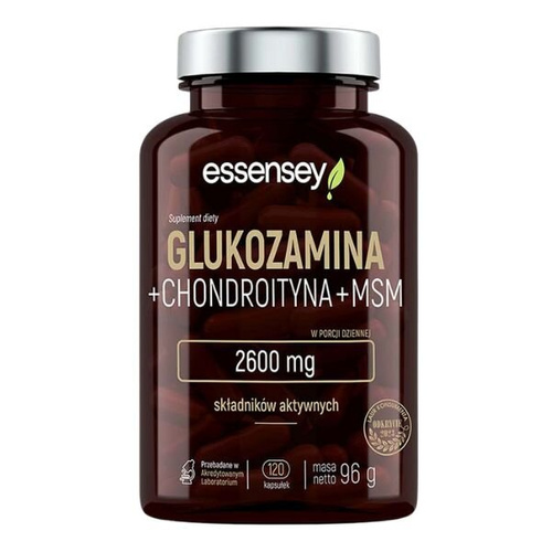 ESSENSEY Glukozamina + Chondroityna + MSM 120 kaps