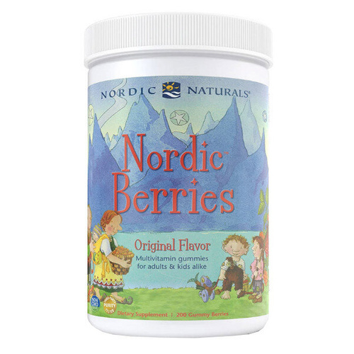 NORDIC NATURALS Berries Multivitamin Witaminy i Minerały 200 gummies