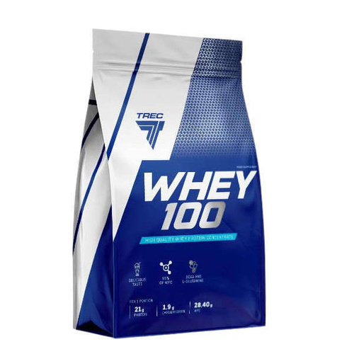 TREC Whey 100 700g Koncentrat białka serwatkowego wzrost masy mięśniowej