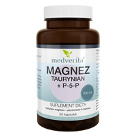 MEDVERITA Magnez Taurynian + P-5-P 50 kaps