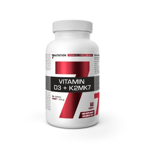 7NUTRITION Vitamin D3 + K2MK7 60 tabl