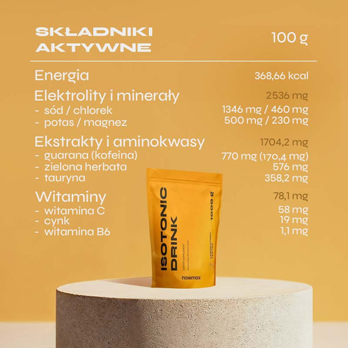 nowmax® Isotonic Drink 1000 g + ISOSTAR Power Tabs 120 g