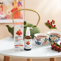 AURA HERBALS Witamina D3 4000 IU MCT 50 ml + AURA HERBALS Floradrop Immune Probiotyk 20 kaps