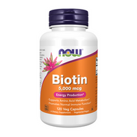 NOW FOODS Biotyna 5000mcg 120 vkaps