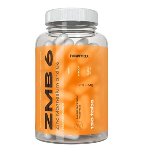 nowmax® ZMA + B6 90 kaps