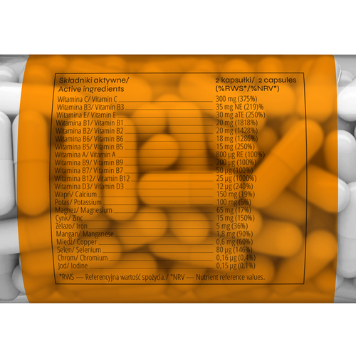 nowmax® Witaminy i Minerały 90 kaps + nowmax® Pill Box