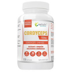 WISH Cordyceps 750mg 120 kaps