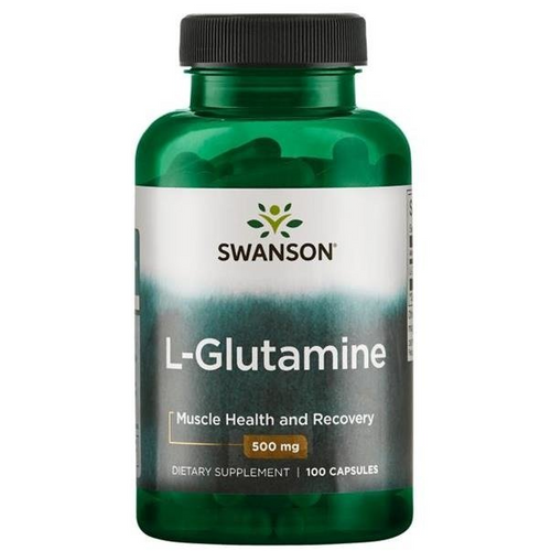 SWANSON L-glutamina 500mg 100 kaps