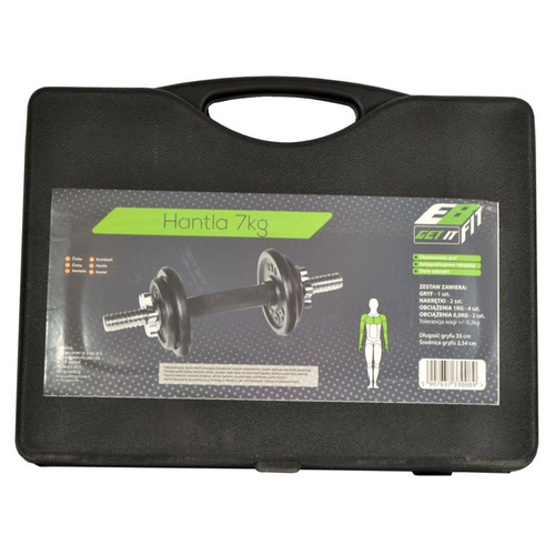 EB FIT Hantla Żeliwna Walizka 7 kg