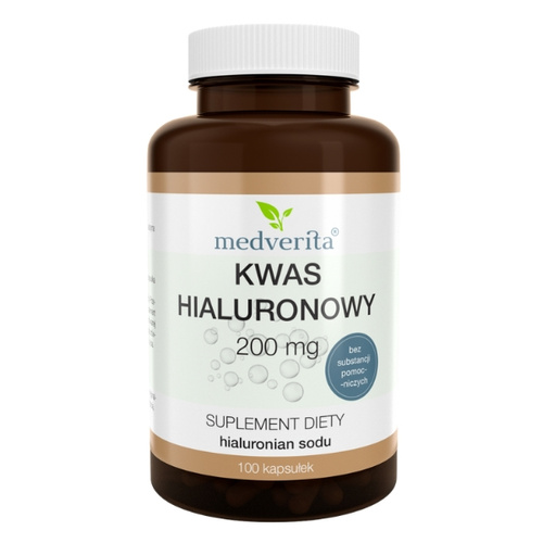 MEDVERITA Kwas Hialuronowy 200 mg 100 kaps