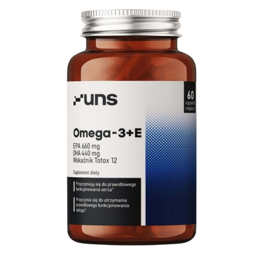 UNS Omega 3 + Witamina E 60 kaps