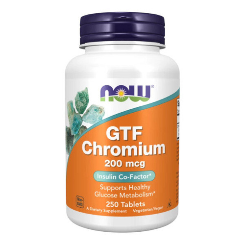 NOW FOODS GTF Chromium 200mcg 250 tabl