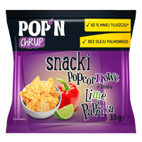 SANTE POP'N CHRUP Snacki Popcornowe Papryka + Limonka 35 g