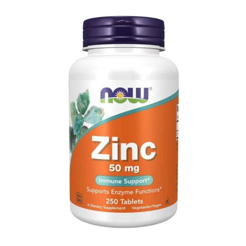 NOW FOODS Zinc 50mg 250 tabl