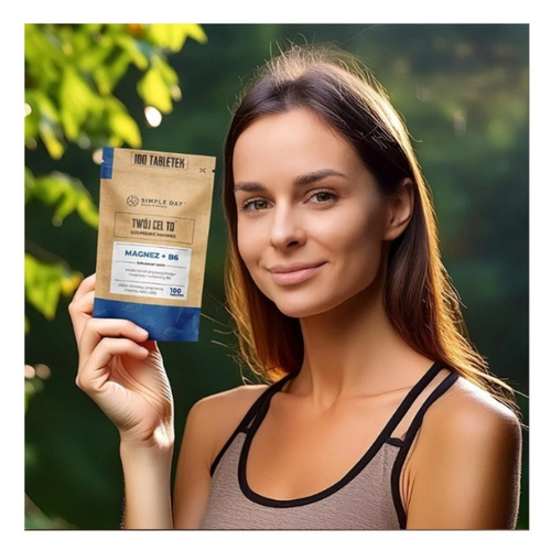 TWÓJ CEL TO Magnez Cytrynian + Witamina B6 Zmęczenie Skurcze 100 tabs