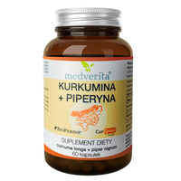 MEDVERITA Kurkumina + Piperyna 120 kaps