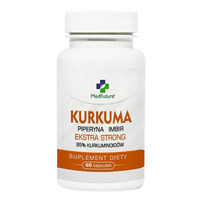 MEDFUTURE Kurkuma + Piperyna + Imbir Ekstra Strong 60 kaps