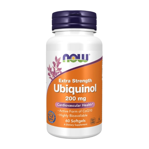 NOW FOODS Ubiquinol Koenzym Q10 200 mg 60 kaps