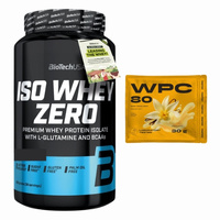 BIOTECH Iso Whey Zero 908 g + nowmax® WPC 80 Whey Protein Concentrate 30 g