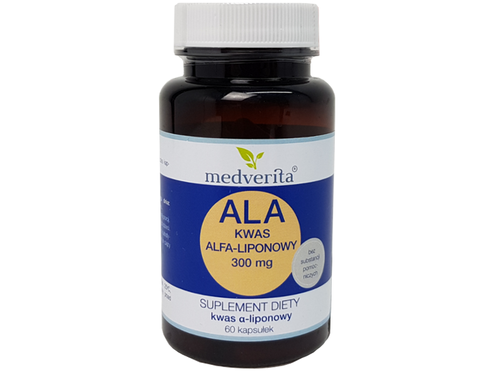 MEDVERITA ALA Kwas Alfa-liponowy 300 mg 60 kaps
