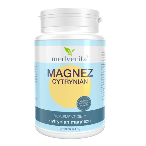 MEDVERITA Magnez Cytrynian 400 g