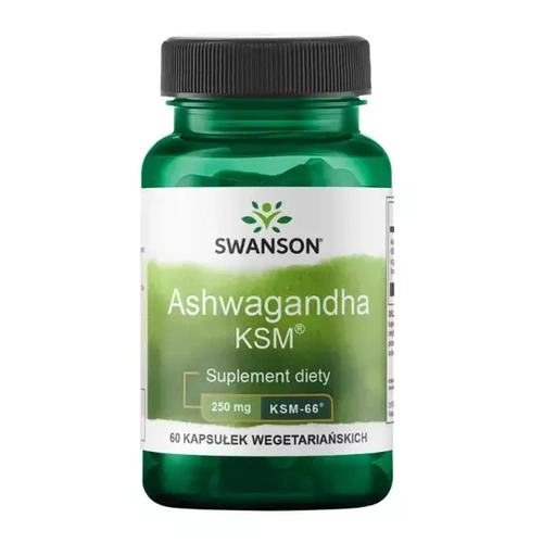 SWANSON Ashwagandha KSM-66 250mg 60 kaps