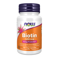 NOW FOODS Biotyna 1000 mcg - Witamina H 100 kaps