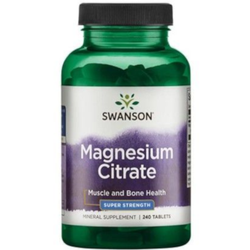 SWANSON Cytrynian Magnezu 240 tab