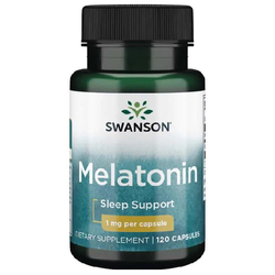 SWANSON Melatonina 1mg 120 kaps