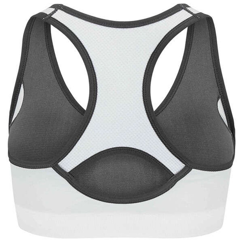 SPORTASTISCH Damski biustonosz sportowy "Sporty Bra" roz L kolor biało-szary