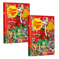 2 x CHUPA CHUPS Kalendarz Adwentowy (Cukierki, Gumy, Lizaki) 210g 24 szt