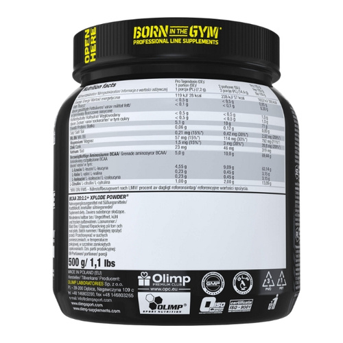 OLIMP BCAA 20:1:1 Xplode 500 g