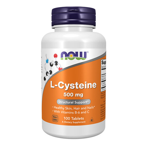 NOW FOODS L-Cysteine 500mg 100 tabl