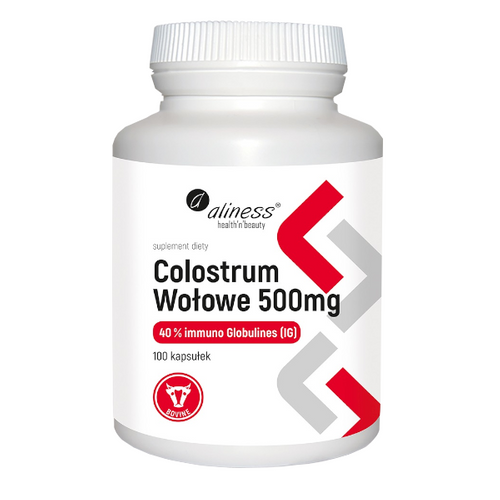 ALINESS Kolostrum Wołowe 500 mg 100 kaps