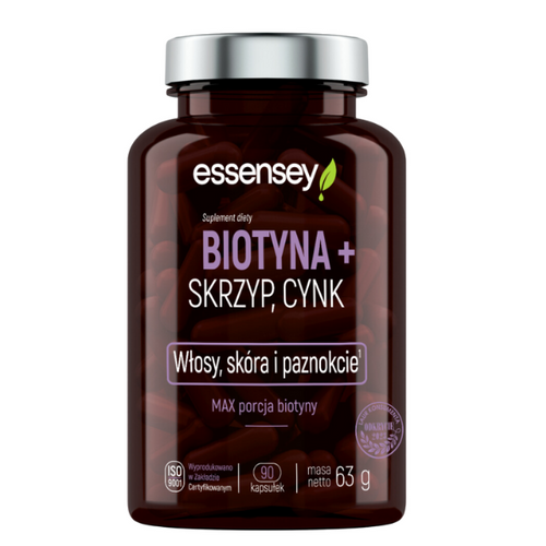 ESSENSEY Biotyna + Skrzyp + Cynk 90 kaps