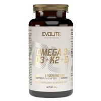 EVOLITE Omega 3 + D3 + K2 MK7 + E 60 kaps