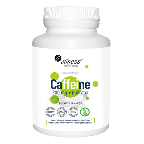 ALINESS Caffeine 200mg z guaraną 100 kaps