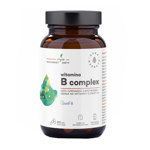 AURA HERBALS Witamina B Complex 90 kaps