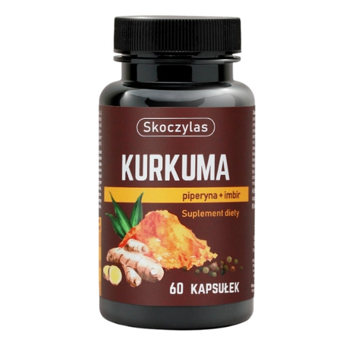 SKOCZYLAS Kurkuma - Piperyna + Imbir 60 kaps