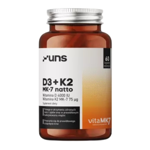 UNS Witamina D3 + K2 MK-7 Natto 60 kaps