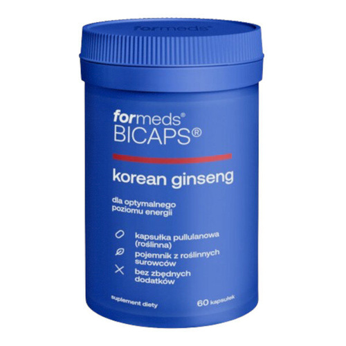 FORMEDS BICAPS KOREAN GINSENG Żeń-Szeń Koreański 200mg 60 kaps