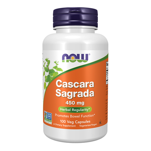 NOW FOODS Cascara Sagrada 450mg 100 vkaps