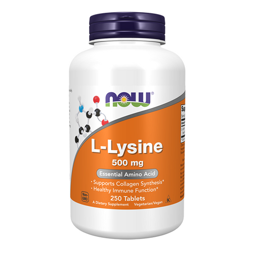 NOW FOODS L-LIZYNA 500 mg 250 tab