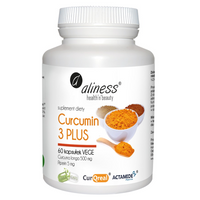 ALINESS Curcumin 3 PLUS z Piperyną 500mg/5mg 60 kaps